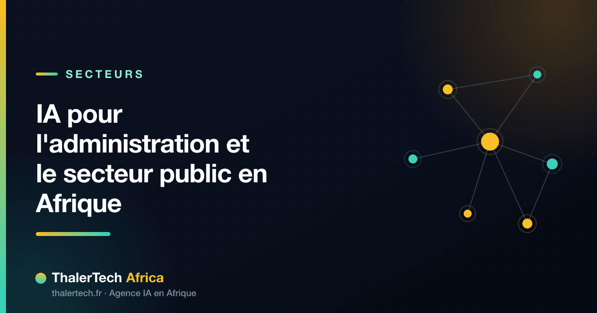 IA pour l'administration et le secteur public en Afrique