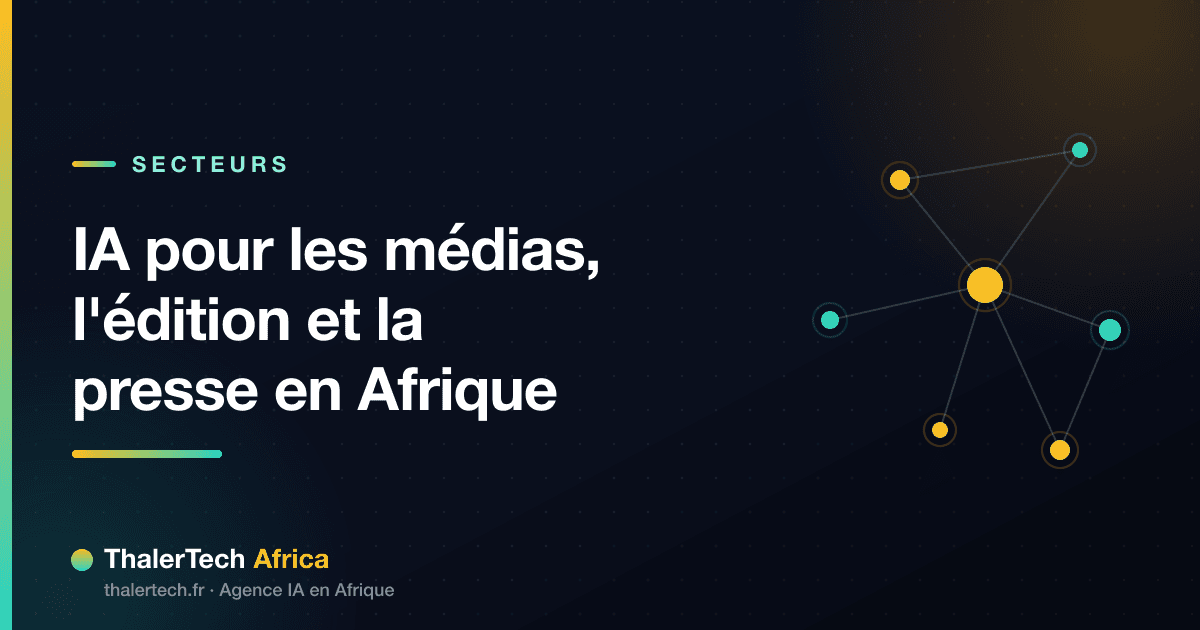 IA pour les médias, l'édition et la presse en Afrique