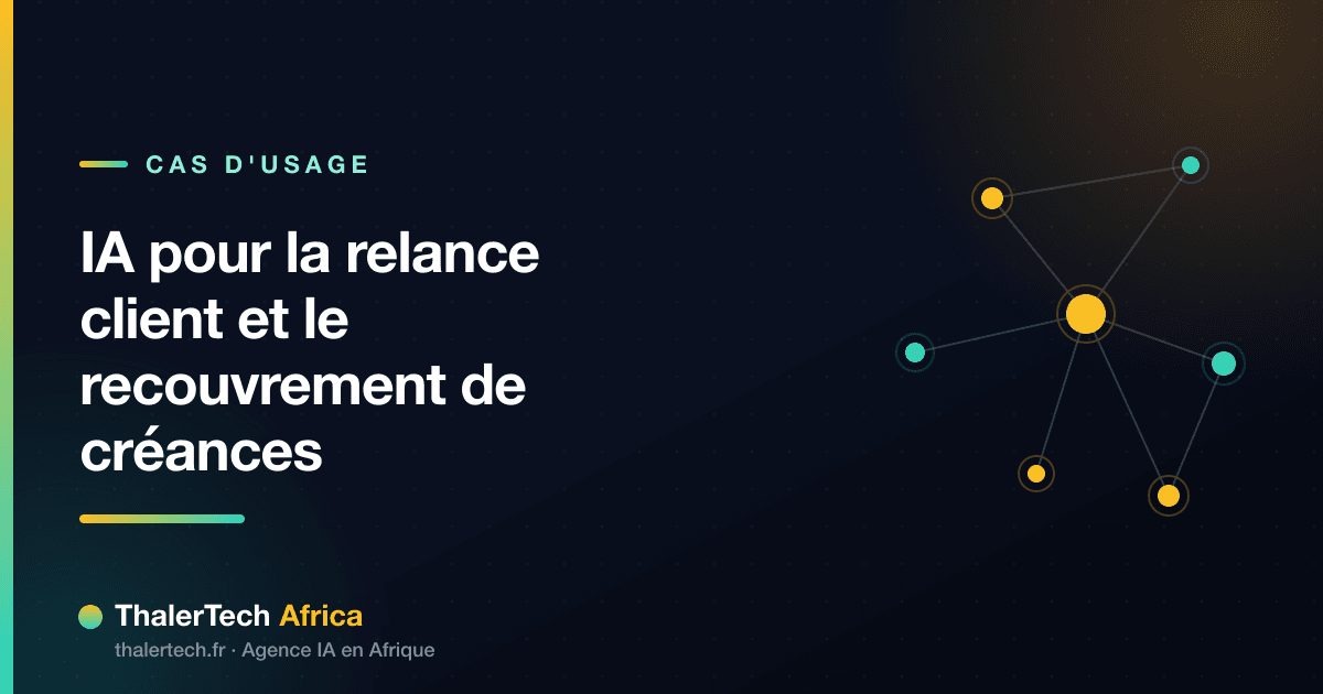 IA pour la relance client et le recouvrement de créances