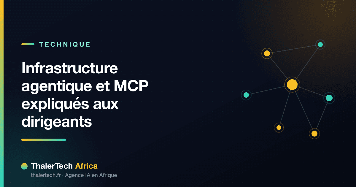 Infrastructure agentique et MCP expliqués aux dirigeants